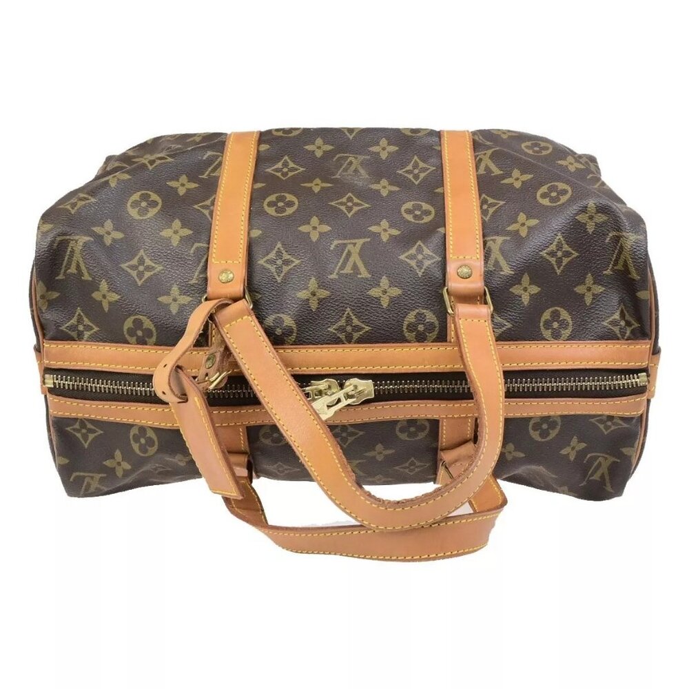LOUIS VUITTON Sac Souple 35 Travel Hand Bag Monogram Leather BN - Picture 12 of 16